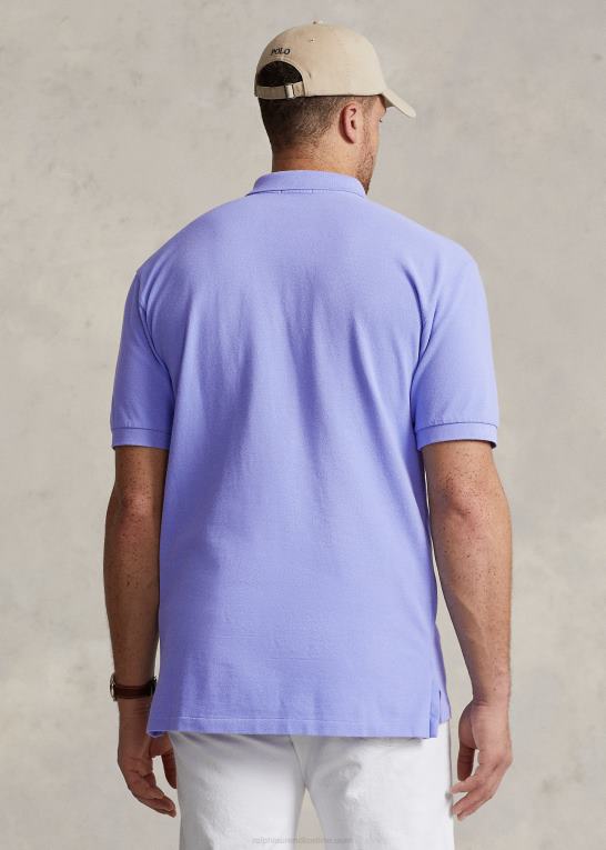 lafayette blå Mænd Ralph Lauren den ikoniske mesh poloshirt Z426B1830