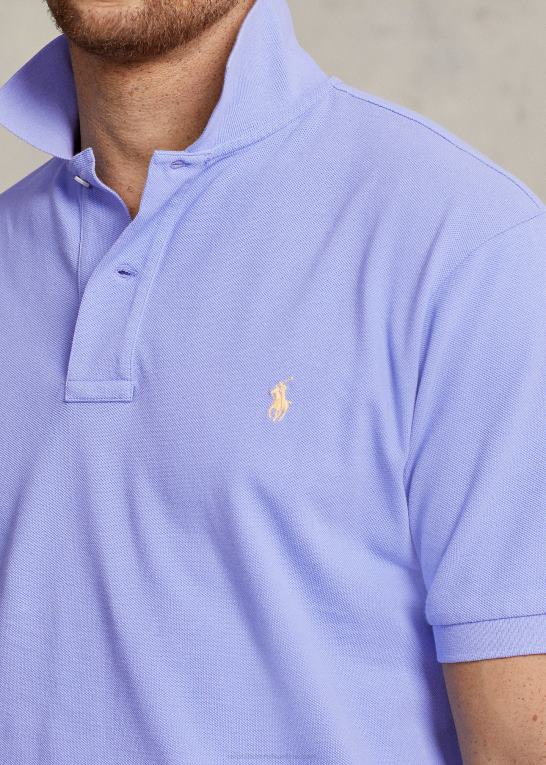 lafayette blå Mænd Ralph Lauren den ikoniske mesh poloshirt Z426B1830