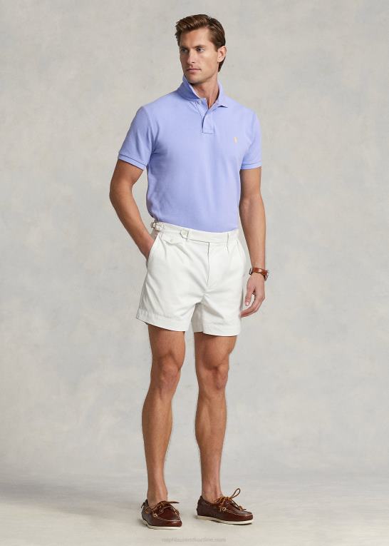 lafayette blå Mænd Ralph Lauren slim fit mesh mode poloshirt Z426B11