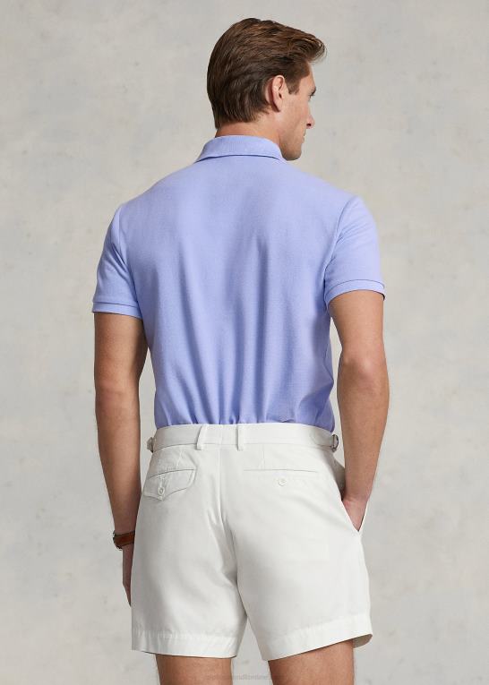 lafayette blå Mænd Ralph Lauren slim fit mesh mode poloshirt Z426B11