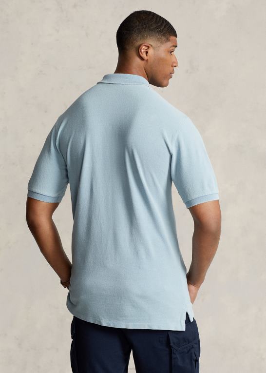 let indigo Mænd Ralph Lauren den ikoniske mesh poloshirt Z426B1826