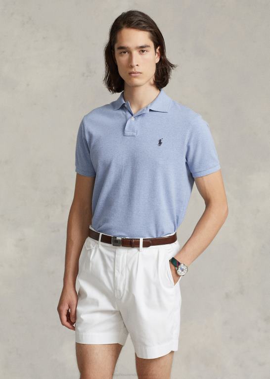 ø lyng Mænd Ralph Lauren slim fit mesh mode poloshirt Z426B12