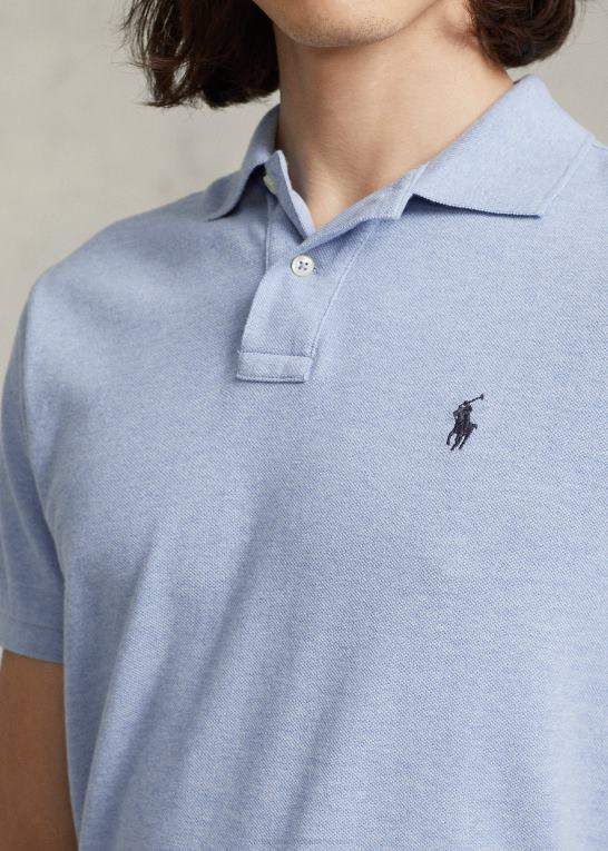 ø lyng Mænd Ralph Lauren slim fit mesh mode poloshirt Z426B12