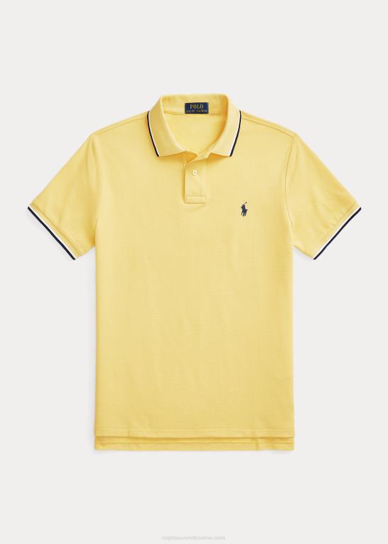 majs gul Mænd Ralph Lauren klassisk pasform mesh poloshirt Z426B588