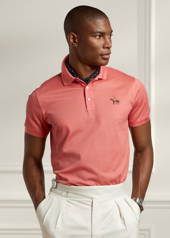 melon Mænd Ralph Lauren brugerdefineret slim fit pique poloshirt Z426B66