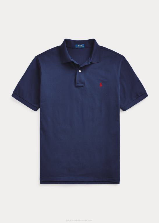 newport navy/rød Mænd Ralph Lauren den ikoniske mesh poloshirt Z426B1817