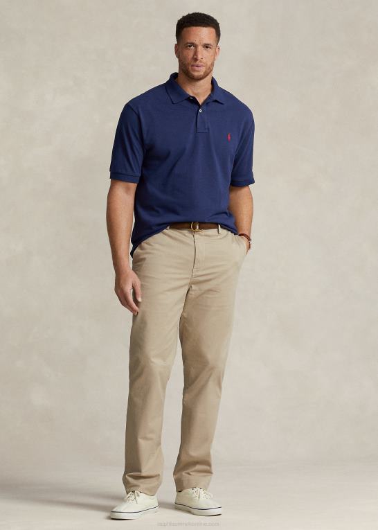 newport navy/rød Mænd Ralph Lauren den ikoniske mesh poloshirt Z426B1817
