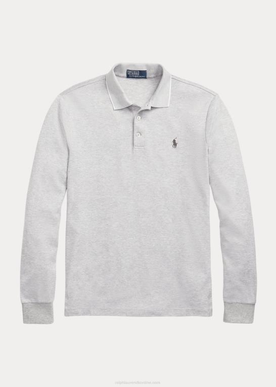og over lyng Mænd Ralph Lauren custom slim fit birdseye poloshirt Z426B938