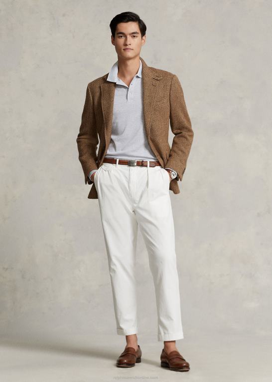 og over lyng Mænd Ralph Lauren custom slim fit birdseye poloshirt Z426B938