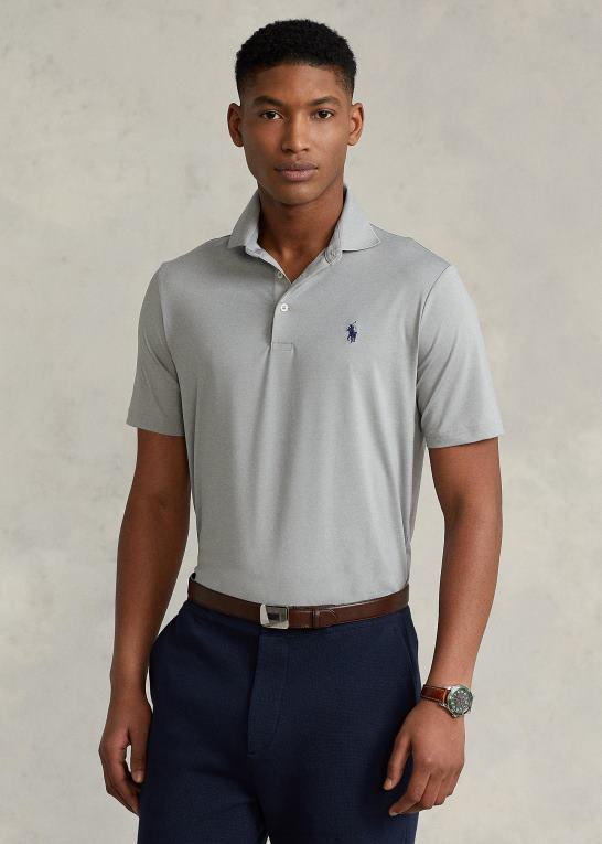 og over lyng Mænd Ralph Lauren klassisk pasform ydeevne poloshirt Z426B354