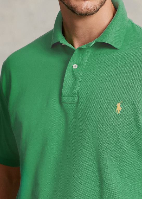 optisk grøn Mænd Ralph Lauren den ikoniske mesh poloshirt Z426B1833