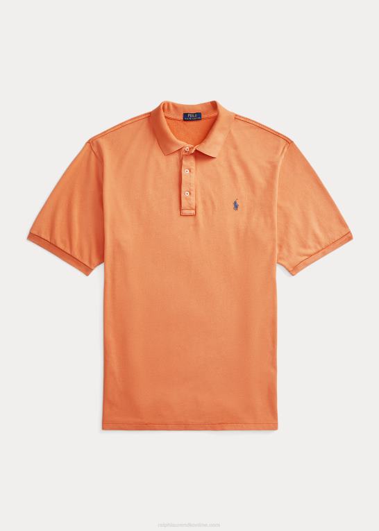 optisk orange Mænd Ralph Lauren spa frotté poloshirt Z426B1472
