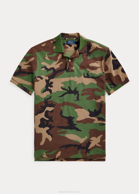 overskydende camo Mænd Ralph Lauren mesh poloshirt - alle passer Z426B854