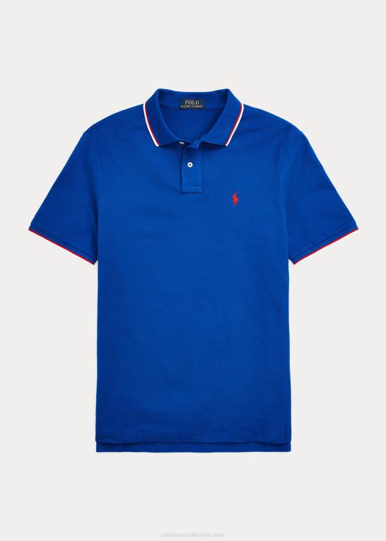 pacific royal Mænd Ralph Lauren klassisk pasform mesh poloshirt Z426B587