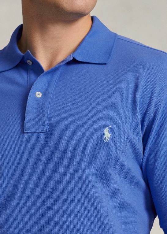 pigesten blå Mænd Ralph Lauren den ikoniske mesh poloshirt Z426B1819