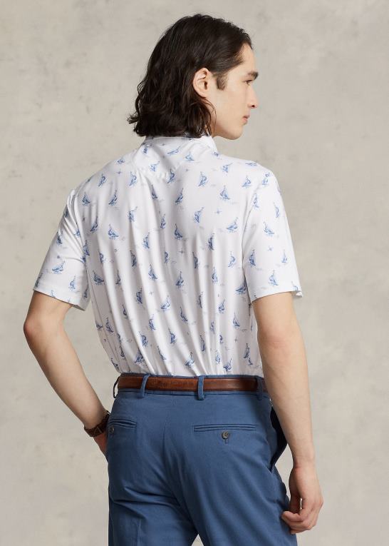 prepster sejlbåde Mænd Ralph Lauren klassisk pasform ydeevne poloshirt Z426B1153
