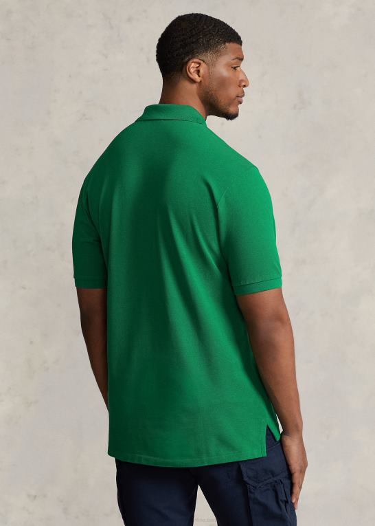 primær grøn Mænd Ralph Lauren logo mesh poloshirt Z426B1637