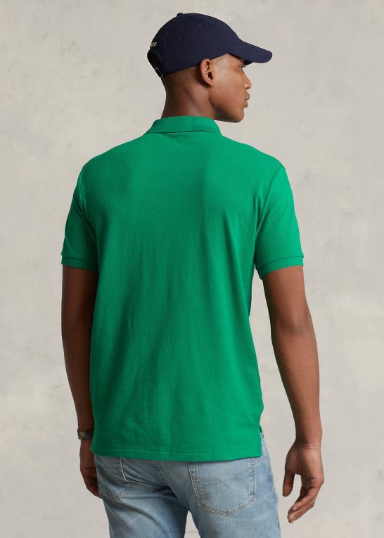 primær grøn Mænd Ralph Lauren slim fit mesh ny poloshirt Z426B28