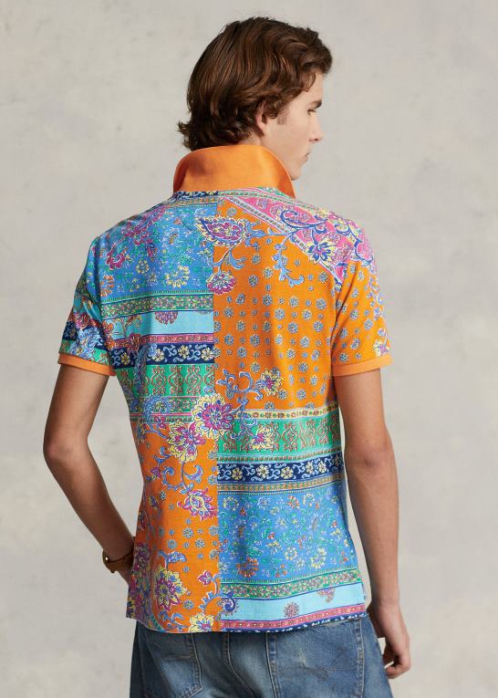 provencalsk medaljon Mænd Ralph Lauren mesh poloshirt med klassisk pasform Z426B352