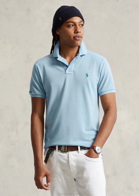 pudder blå Mænd Ralph Lauren jordpoloen Z426B981