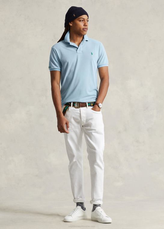 pudder blå Mænd Ralph Lauren jordpoloen Z426B981