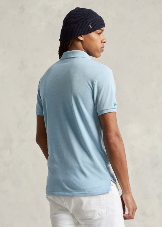 pudder blå Mænd Ralph Lauren jordpoloen Z426B981