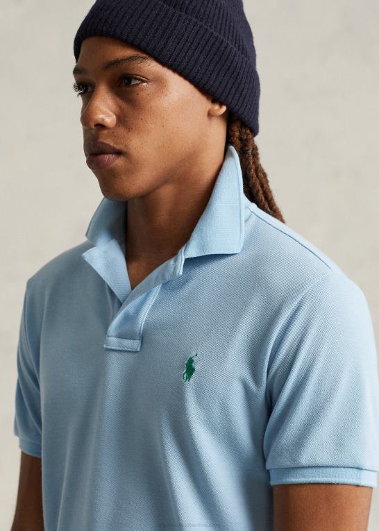 pudder blå Mænd Ralph Lauren jordpoloen Z426B981