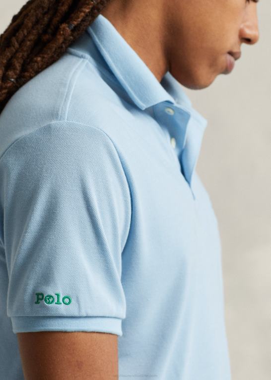 pudder blå Mænd Ralph Lauren jordpoloen Z426B981