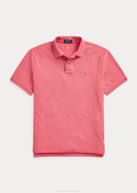 rød himmel Mænd Ralph Lauren slim fit mesh casual/working poloshirt Z426B41