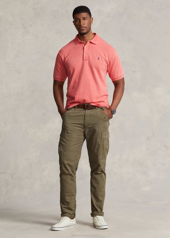 røde rev Mænd Ralph Lauren spa frotté poloshirt Z426B1471