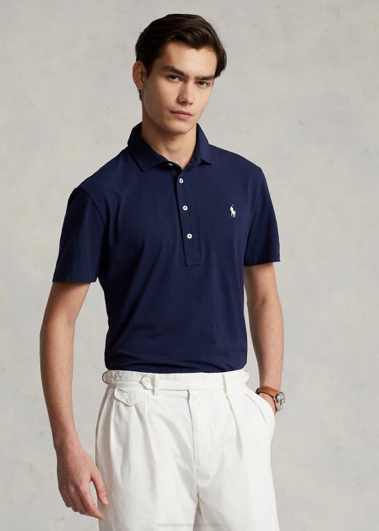 raffineret flåde Mænd Ralph Lauren brugerdefineret slim fit performance poloshirt Z426B1116