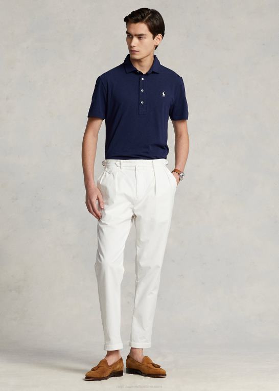 raffineret flåde Mænd Ralph Lauren brugerdefineret slim fit performance poloshirt Z426B1116