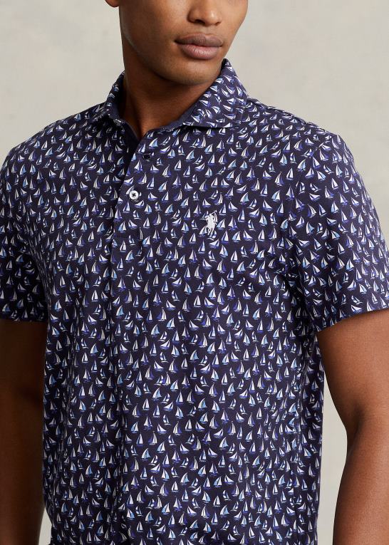 raffineret flåde Mænd Ralph Lauren brugerdefineret slim fit performance poloshirt Z426B1190
