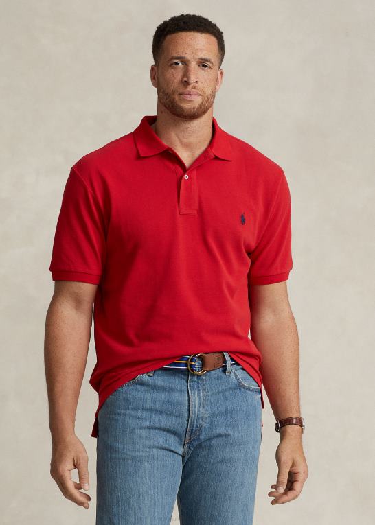rl2000 rød Mænd Ralph Lauren den ikoniske mesh poloshirt Z426B1822