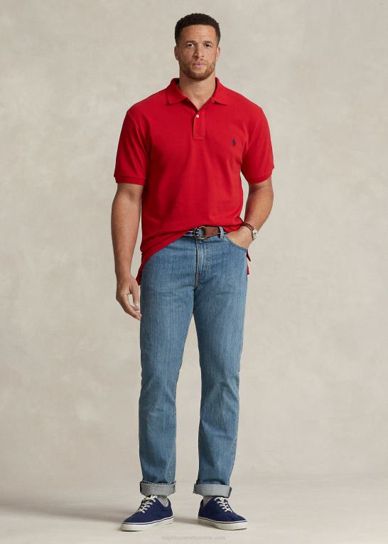 rl2000 rød Mænd Ralph Lauren den ikoniske mesh poloshirt Z426B1822