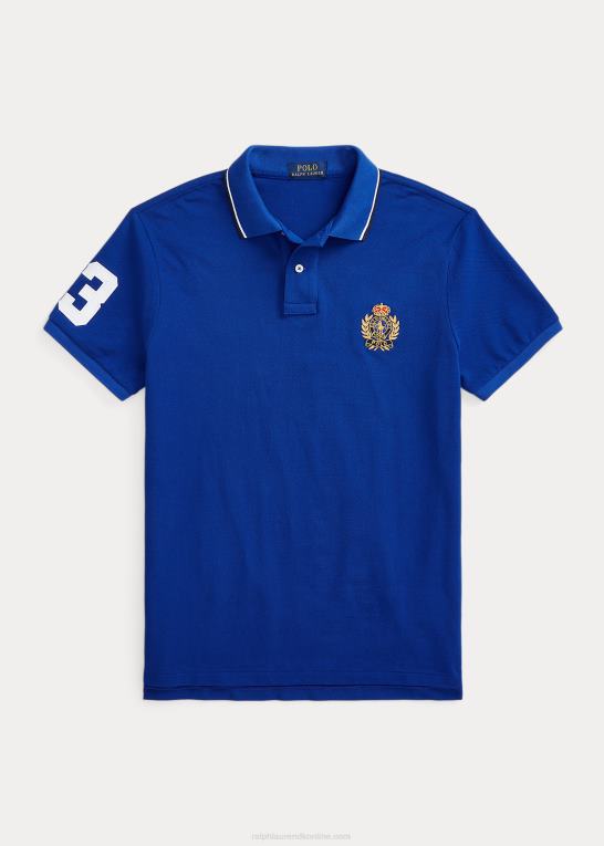 safir stjerne Mænd Ralph Lauren klassisk pasform polo crest mesh poloshirt Z426B650