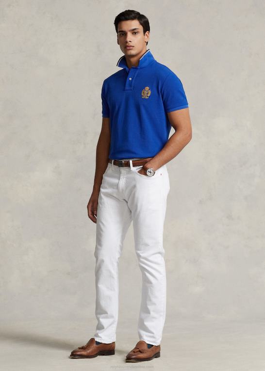 safir stjerne Mænd Ralph Lauren klassisk pasform polo crest mesh poloshirt Z426B650