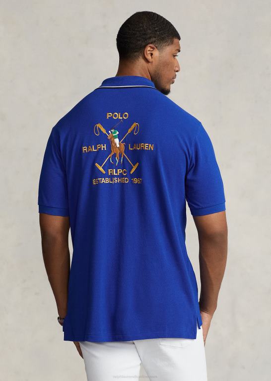 safir stjerne Mænd Ralph Lauren polo crest mesh poloshirt Z426B1600