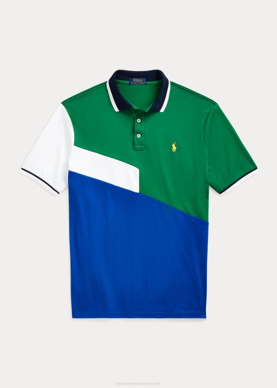 safir stjerne multi Mænd Ralph Lauren klassisk pasform blød bomuldspolo Z426B884