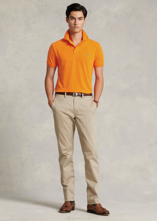 sejler orange Mænd Ralph Lauren jordpoloen Z426B991