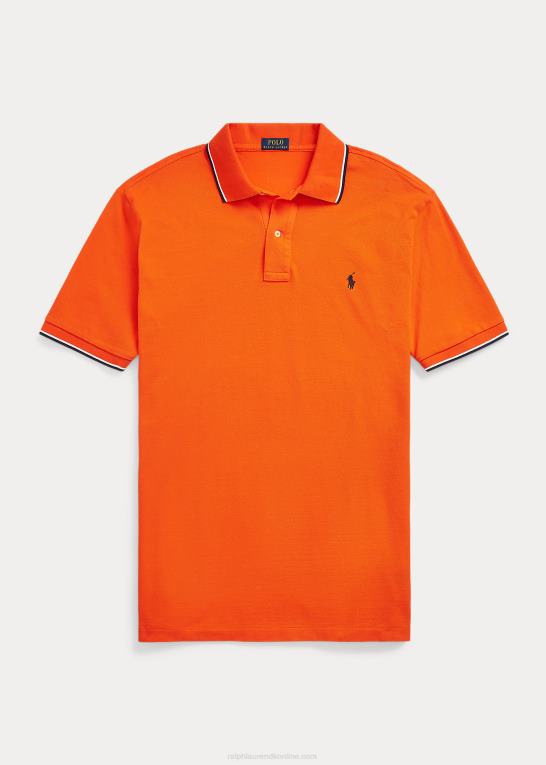 sejler orange Mænd Ralph Lauren mesh poloshirt Z426B1354
