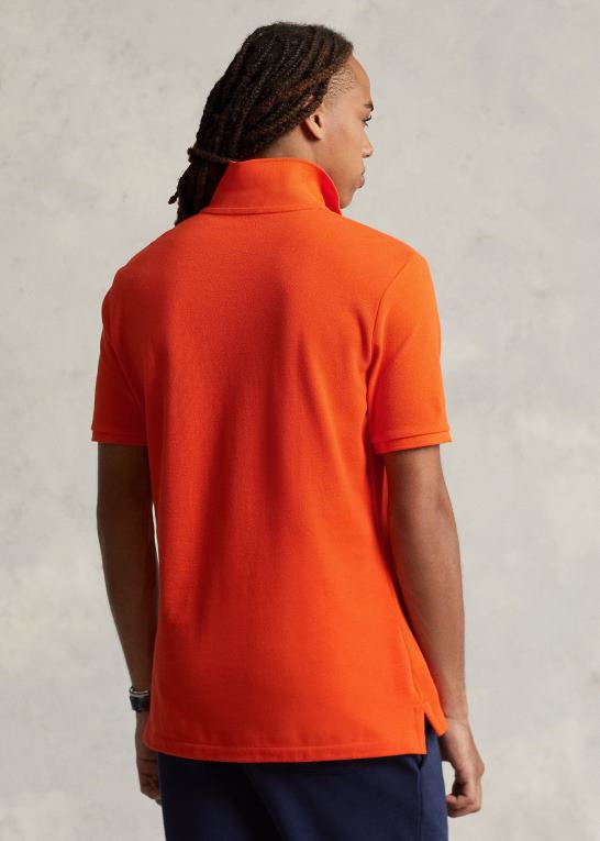 sejler orange/kongelig Mænd Ralph Lauren slim fit mesh poloshirt Z426B8360