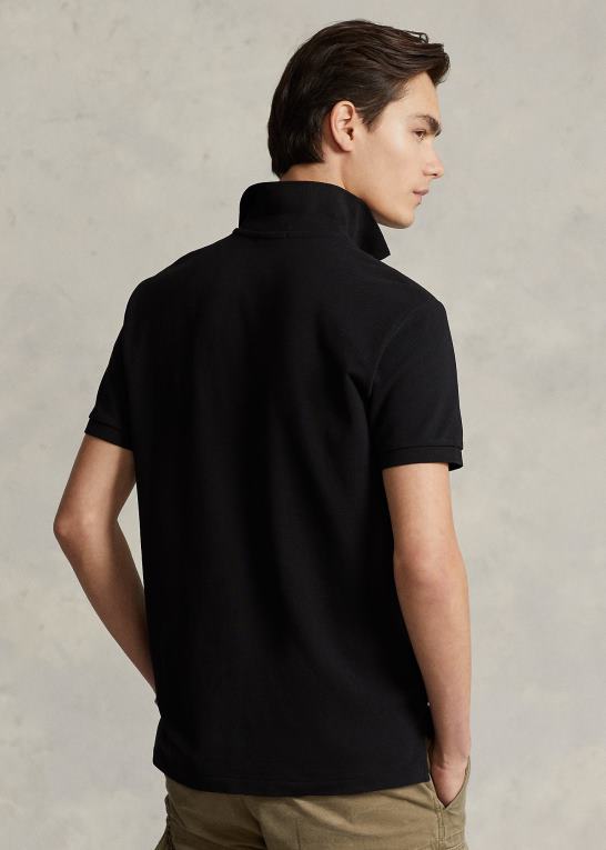 sort Mænd Ralph Lauren stor pony mesh poloshirt - alle passer Z426B565