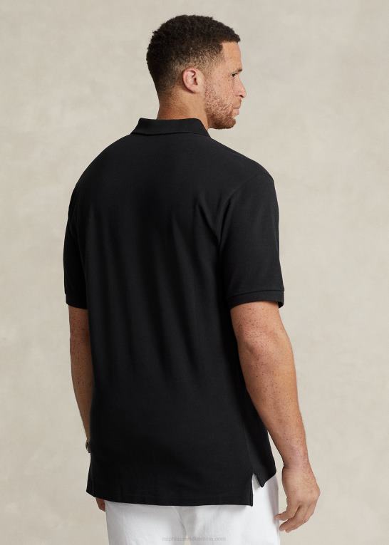 sort/rød Mænd Ralph Lauren den ikoniske mesh poloshirt Z426B1816