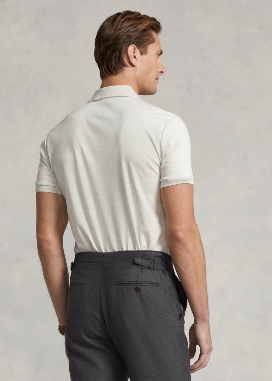 statslyng Mænd Ralph Lauren blød bomulds poloshirt - alle passer Z426B192