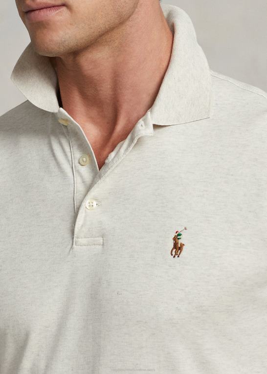 statslyng Mænd Ralph Lauren blød bomulds poloshirt - alle passer Z426B192