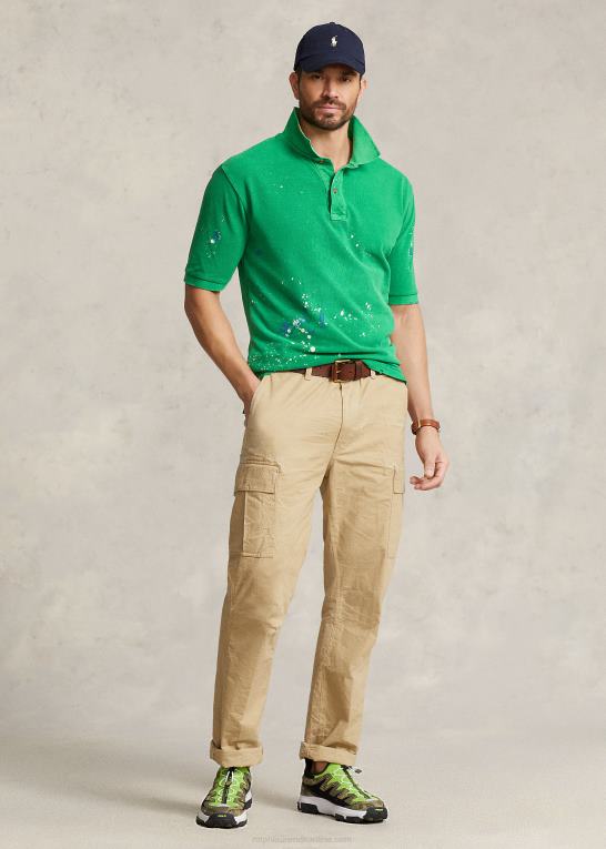 stilk Mænd Ralph Lauren distressed mesh poloshirt Z426B1390