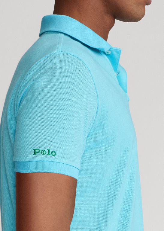 turkis nova Mænd Ralph Lauren jordpoloen Z426B8577