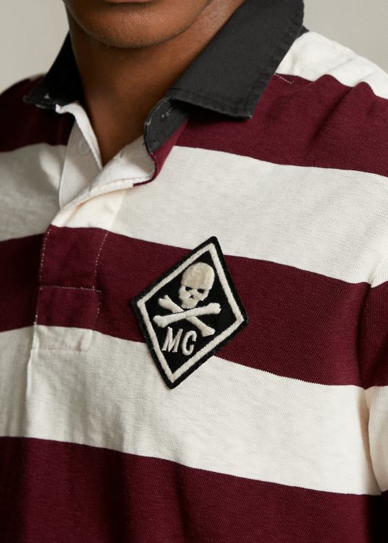 Mænd Ralph Lauren morehouse-kollektionen rugbytrøje Z426B1314