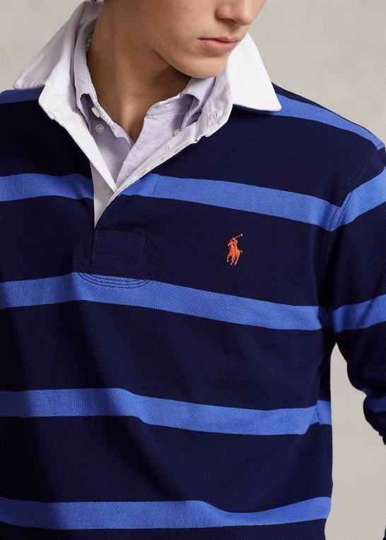 newport navy/blå Mænd Ralph Lauren den ikoniske rugbytrøje Z426B689